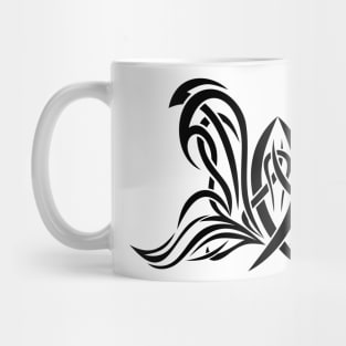 Fish is a sign of Jesus and the first Christians. Tattoo style. Mug